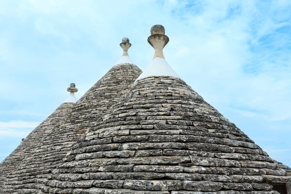 Alberobello, İtalya 'daki Trulli evleri