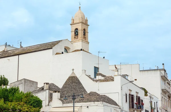 Trulli házak Alberobello, Olaszország — Stock Fotó