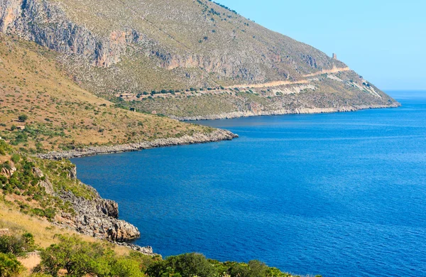 Zingaro Meeresküste, Sizilien, Italien — Stockfoto