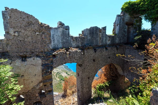 Ruines de la colonie originale de Maratea. italie — Photo