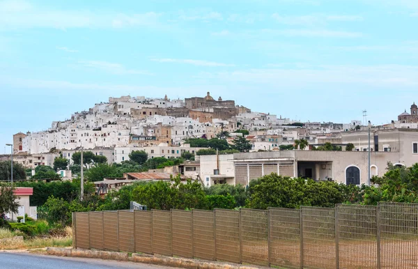 Ostuni πόλη στην Απουλία, Ιταλία — Φωτογραφία Αρχείου