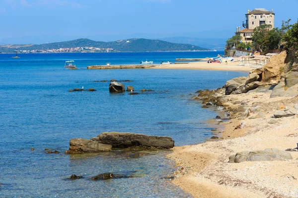 Ouranoupoli Küste (Chalcidice, Griechenland). — Stockfoto