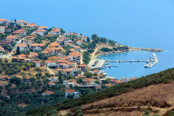 Nyári tenger partján (Halkidiki, Görögország). — Stock Fotó