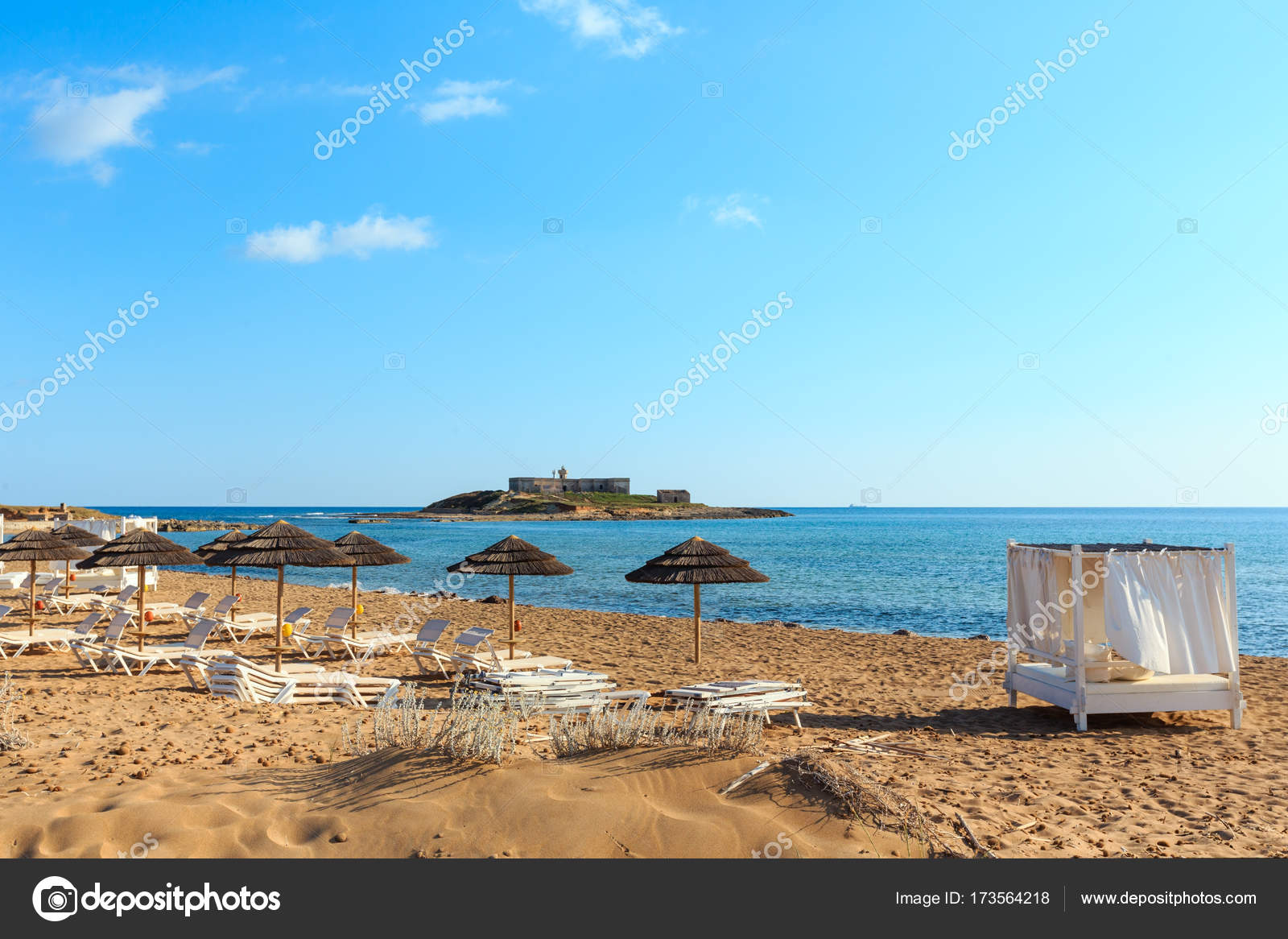 Isola Delle Correnti Capo Passero Beach Foto Stock