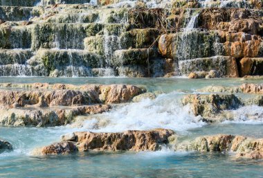 Doğal spa Saturnia termal hamam, İtalya