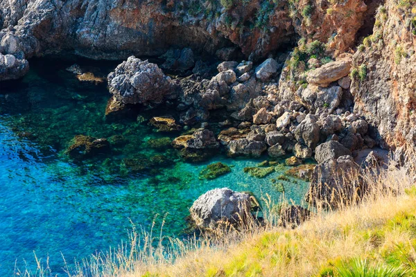 Zingaro deniz kenarı, Sicilya, İtalya — Stok fotoğraf