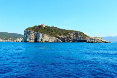 Tino island, La Spezia, Italy clipart