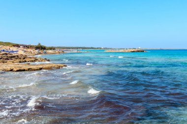 Sahil Punta della Suina, Salento, İtalya