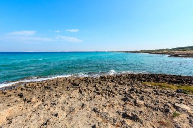 Sahil Punta della Suina, Salento, İtalya
