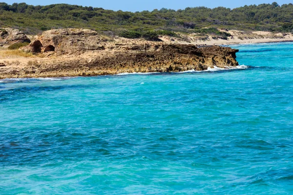 Strand punta della suina, salento, italien — Stockfoto