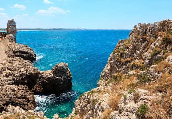 Beach Montagna Spaccata, Salento, Italy — Stock fotografie