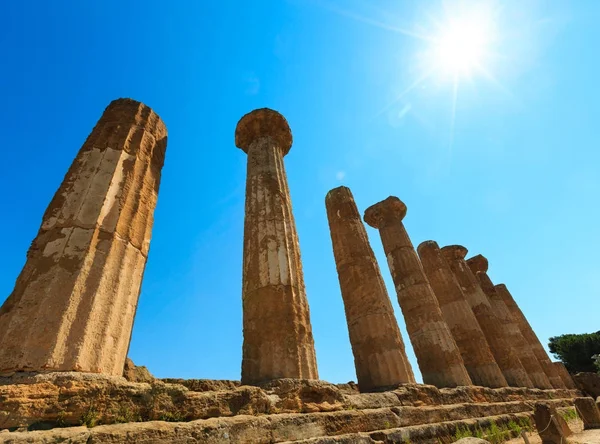 Valley of Temples, Agrigento, Sicília, Itália — Fotografia de Stock