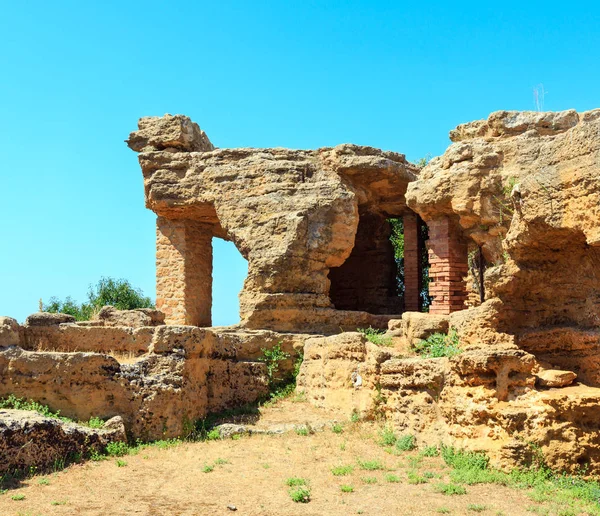 Údolí chrámů, Agrigento, Itálie — Stock fotografie