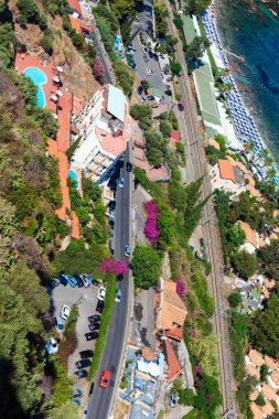 Taormina dan yukarı, Sicilya, Italya