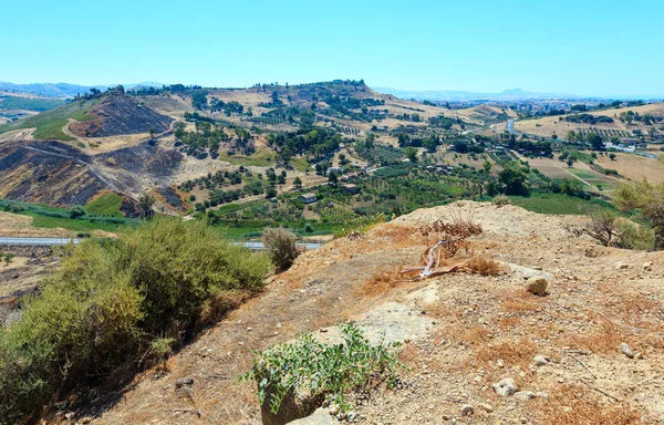 View from Valley of Temples, Agrigento, Sicily, Italy — Stock Photo, Image