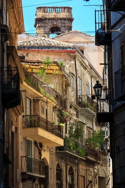 Palermo vista da cidade Sicília, Itália — Fotografia de Stock