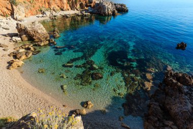 Zingaro Park, Sicilya, İtalya için defne deniz