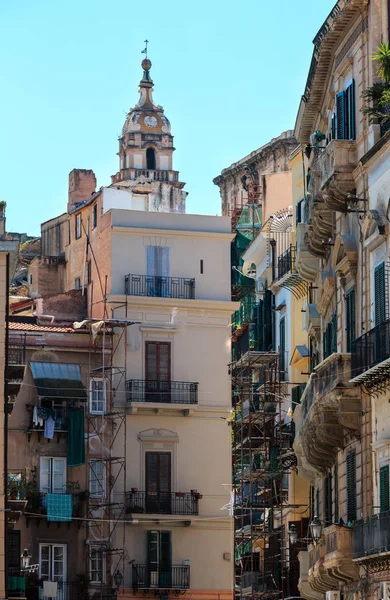 Palermo vista de la ciudad Sicilia, Italia — Foto de Stock