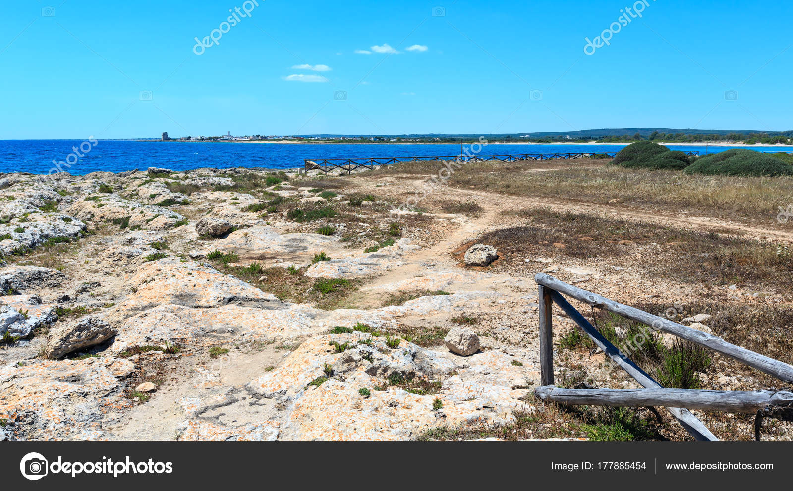 Torre Colimena beach, Salento, Italy Stock Photo by ©wildman 177885454