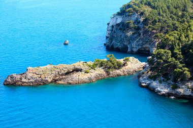Summer coast Cala di Porto Greco, Gargano, Puglia, Italy