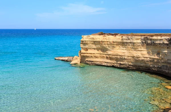 Meeresstrand spiaggia della punticeddha, salento, italien — Stockfoto