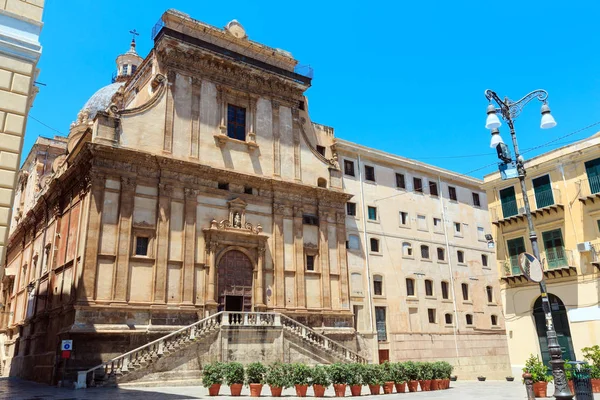 Palermo Stadszicht Sicilië, Italië — Stockfoto