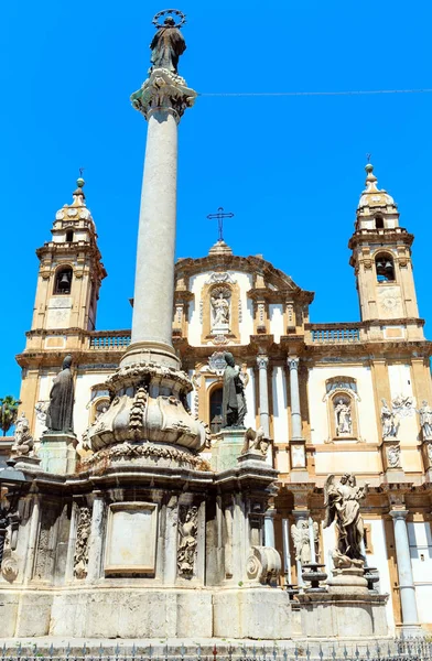 圣多米尼克教堂, 巴勒莫, 西西里, 意大利 — 图库照片