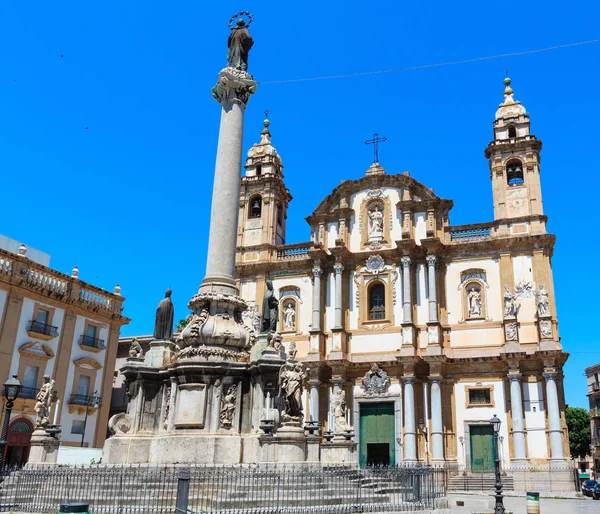 Église de Saint Dominique, Palerme, Sicile, Italie — Photo