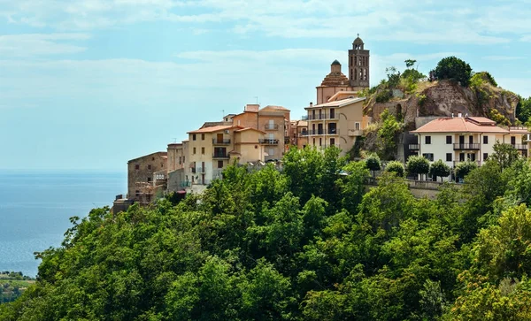 Belmonte Calabro kasaba, Calabria, İtalya — Stok fotoğraf