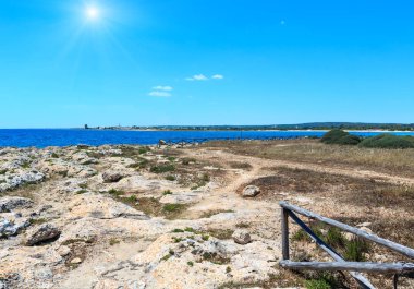 Torre Colimena beach,: Salento, İtalya
