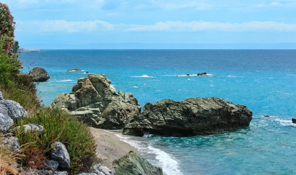 Tirrén-tenger mentén fekvő, Calabria, Olaszország — Stock Fotó