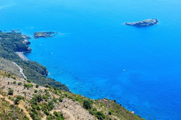 Costa tirrenica vicino Maratea, Italia — Foto Stock