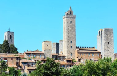 San gimignano, Toskana, İtalya