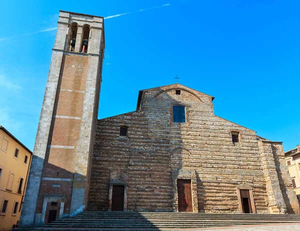 Montepulciano kathedraal, Toscane, Italië — Stockfoto