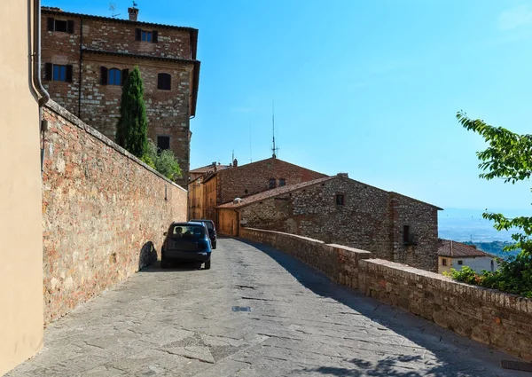 Murs Montepulciano, Toscane, Italie — Photo