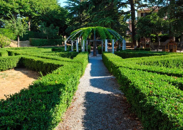 Montepulciano garden, Tuscany, Italy — Stok Foto