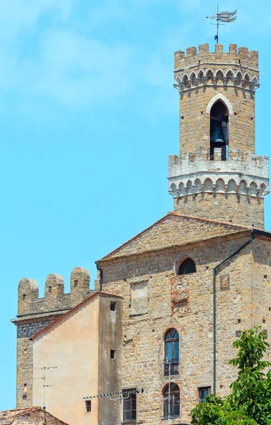 Volterra Palazzo dei Priori, Toszkána, Olaszország — Stock Fotó