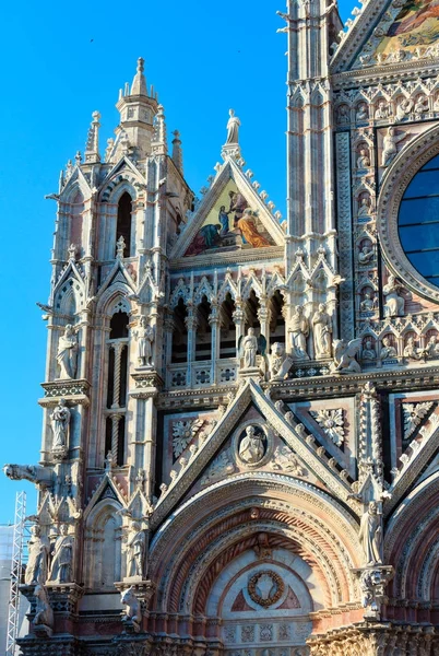 Καθεδρικός Ναός Σιένας πρόσοψη, Τοσκάνη, Ιταλία Royalty Free Φωτογραφίες Αρχείου