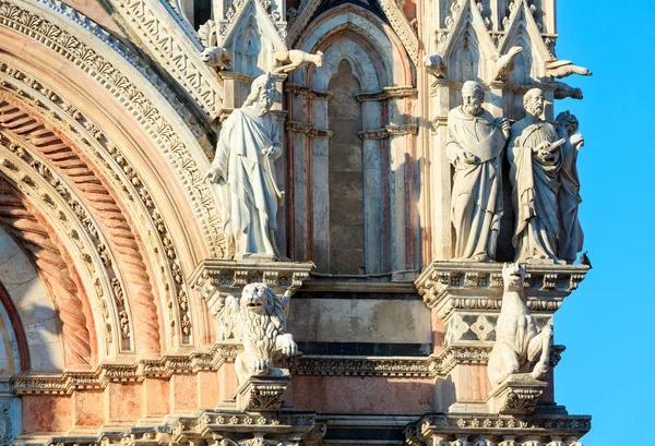 Καθεδρικός Ναός Σιένας πρόσοψη, Τοσκάνη, Ιταλία Royalty Free Φωτογραφίες Αρχείου