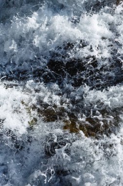 Şelale yakın çekim (doğa arka plan).