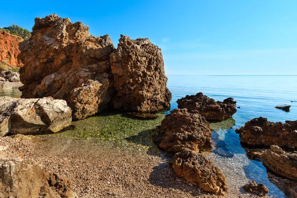 Bahía de mar en Zingaro Park, Sicilia, Italia —  Fotos de Stock