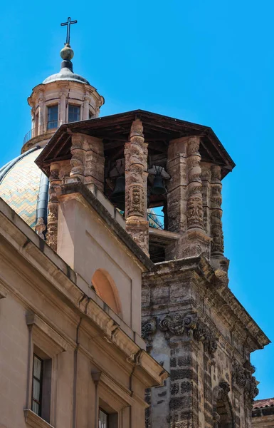 Iglesia San Giuseppe dei Teatini, Palermo, Sicilia, Italia — Foto de Stock