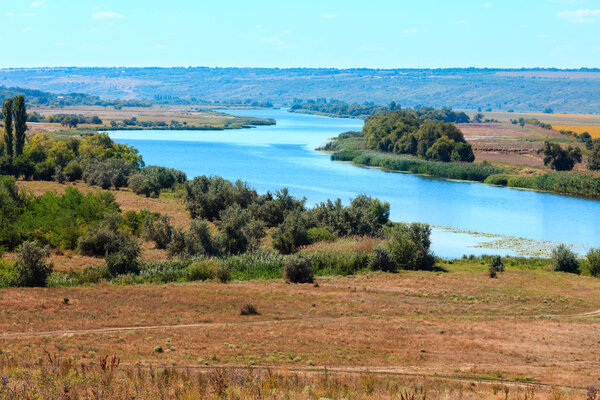 Summer Southern Bug river, Ukraine