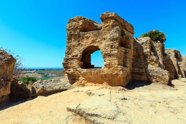 Údolí chrámů, Agrigento, Itálie — Stock fotografie