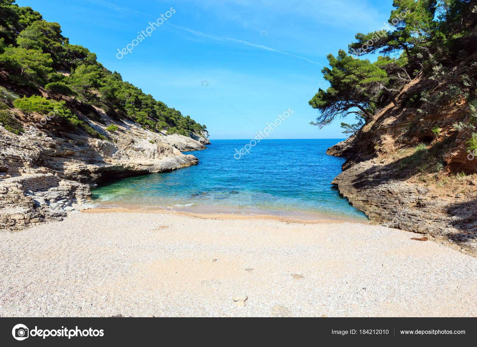été Baia Della Pergola Plage Pouilles Italie