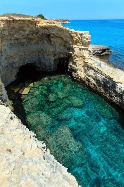 Grotta del Canale, Sant'Andrea, Salento sea coast, Italy