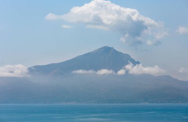 Tiren Denizi manzara, Campania, İtalya