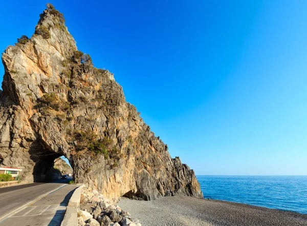 Plaja de mare tireniană, Campania, Italia — Fotografie, imagine de stoc