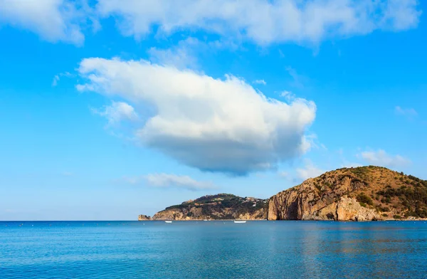 第勒尼安海海风景, 坎帕尼亚, 意大利 — 图库照片