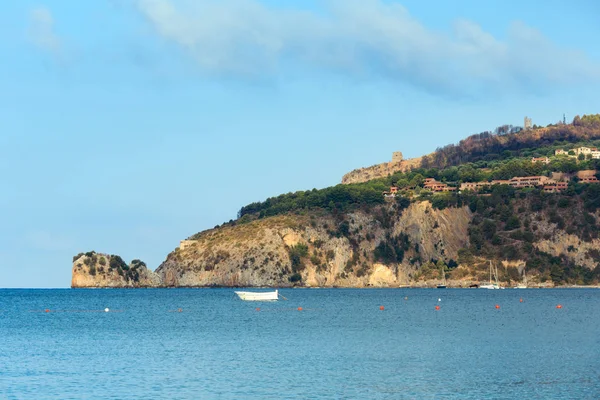 Tyrhénské moře krajinu, Campania, Itálie — Stock fotografie